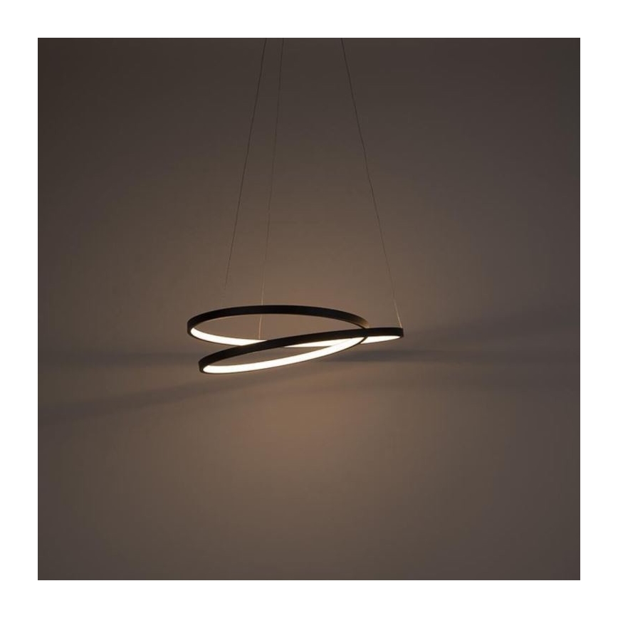 Paul Neuhaus 2472-18 - LED Hämardatav lühter ROMAN LED/30W/230V must