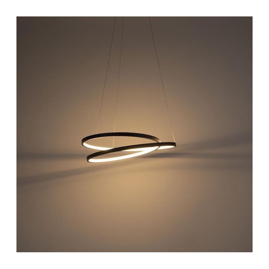 Paul Neuhaus 2472-18 - LED Hämardatav lühter ROMAN LED/30W/230V must