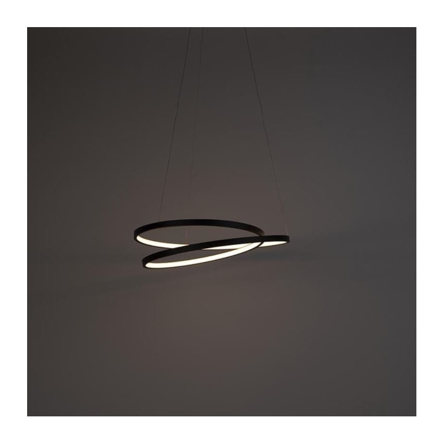Paul Neuhaus 2472-18 - LED Hämardatav lühter ROMAN LED/30W/230V must