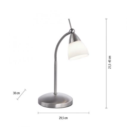 Paul Neuhaus 4001-55 -LED Hämardatav laualamp PINO 1xG9/3W/230V matt kroom