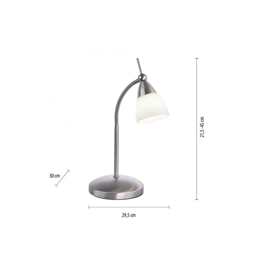 Paul Neuhaus 4001-55 -LED Hämardatav laualamp PINO 1xG9/3W/230V matt kroom