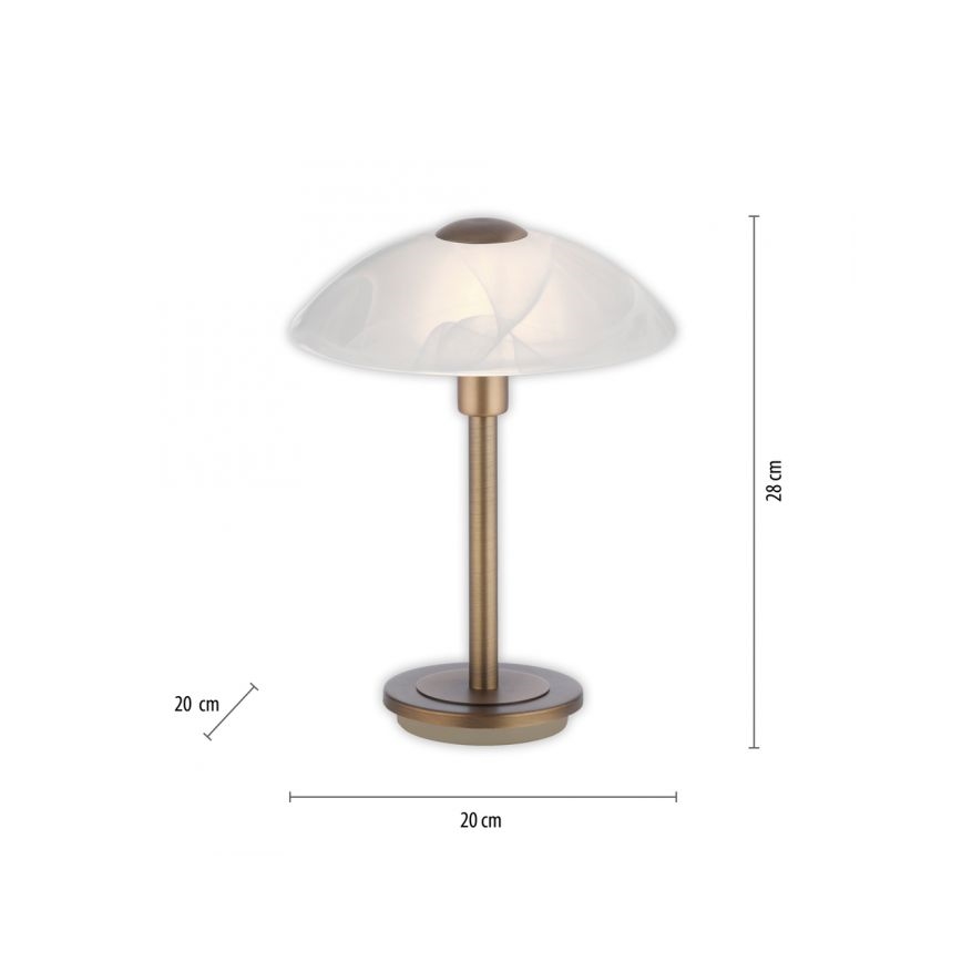 Paul Neuhaus 4026-11 - LED Hämardatav puutetundlik laualamp ENOVA 1xG9/2,6W/230V