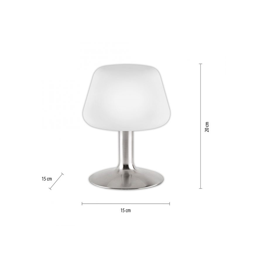 Paul Neuhaus 4078-55 -LED Hämardatav laualamp TILL 1xG9/3W/230V matt kroom