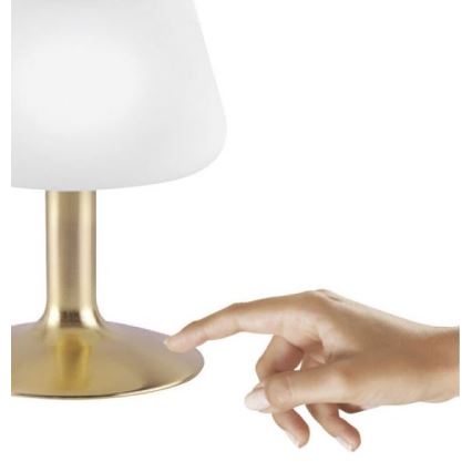 Paul Neuhaus 4078-60 - LED Hämardatav puutetundlik laualamp TILL 1xG9/3W/230V messing