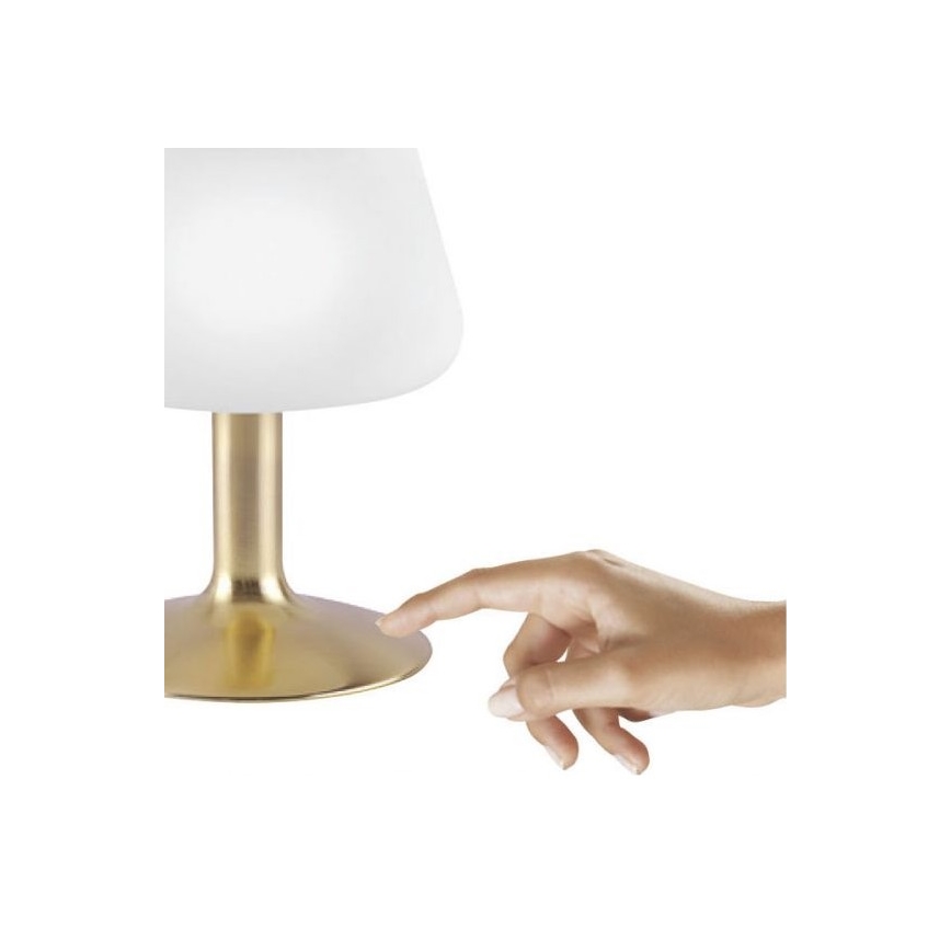 Paul Neuhaus 4078-60 - LED Hämardatav puutetundlik laualamp TILL 1xG9/3W/230V messing