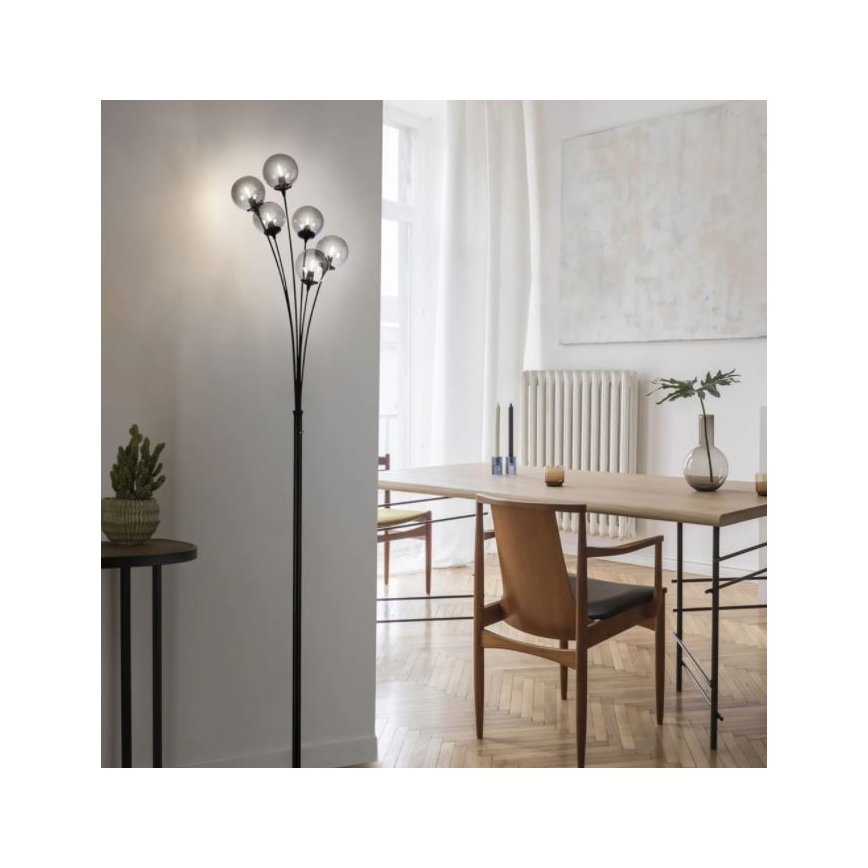 Paul Neuhaus 419-18 - LED Põrandalamp WIDOW 6xG9/3W/230V