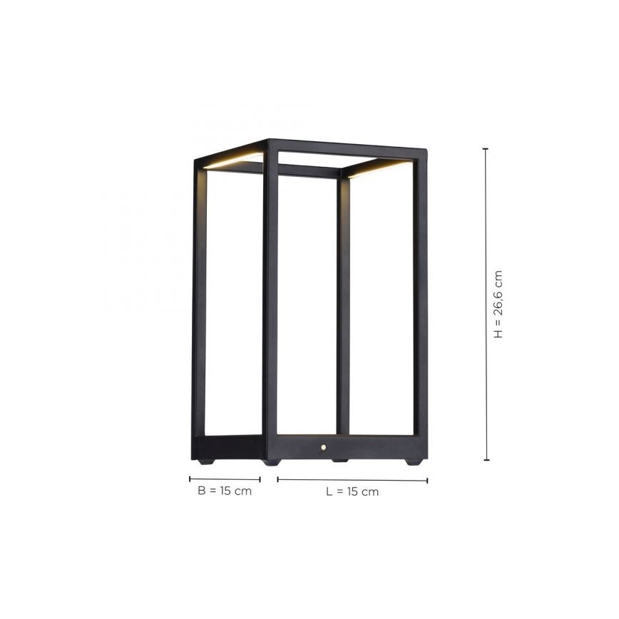 Paul Neuhaus 4401-18 - LED Hämardatav laualamp CONTURA 2xLED/2,2W/230V