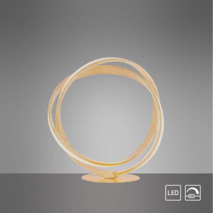 Paul Neuhaus 4531-12 - LED Hämardatav laualamp MELINDA LED/18W/230V kuldne