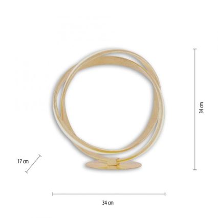 Paul Neuhaus 4531-12 - LED Hämardatav laualamp MELINDA LED/18W/230V kuldne