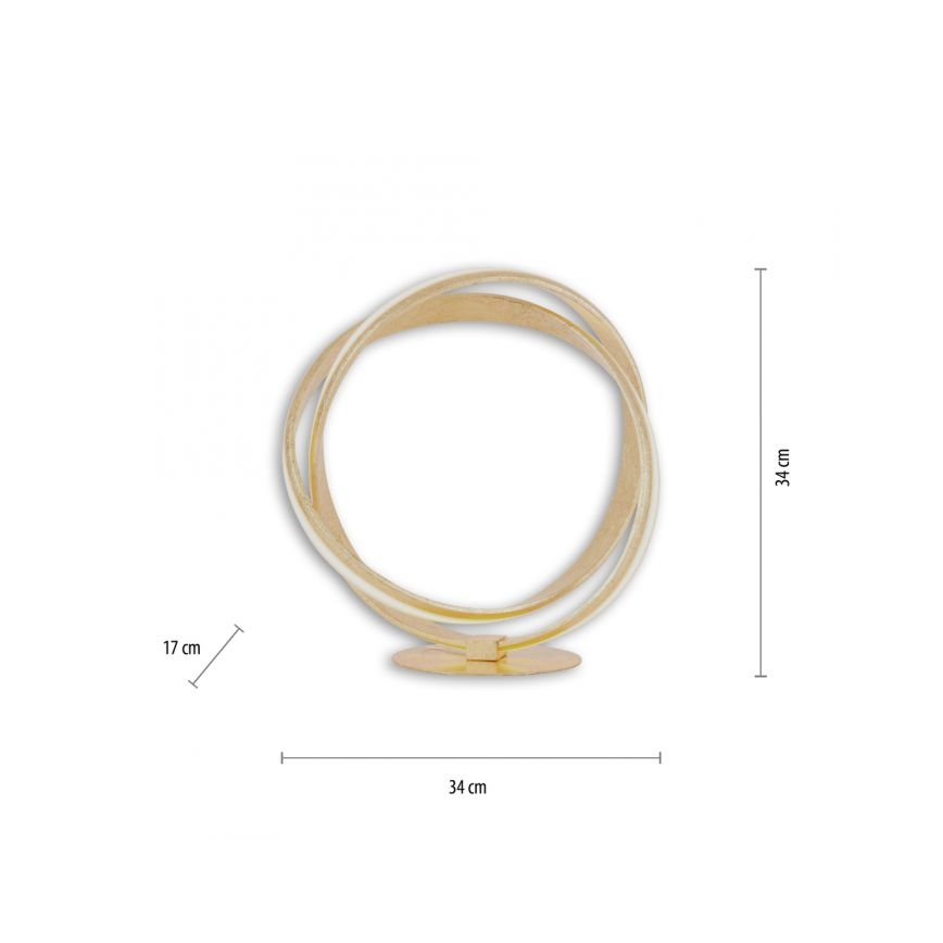 Paul Neuhaus 4531-12 - LED Hämardatav laualamp MELINDA LED/18W/230V kuldne