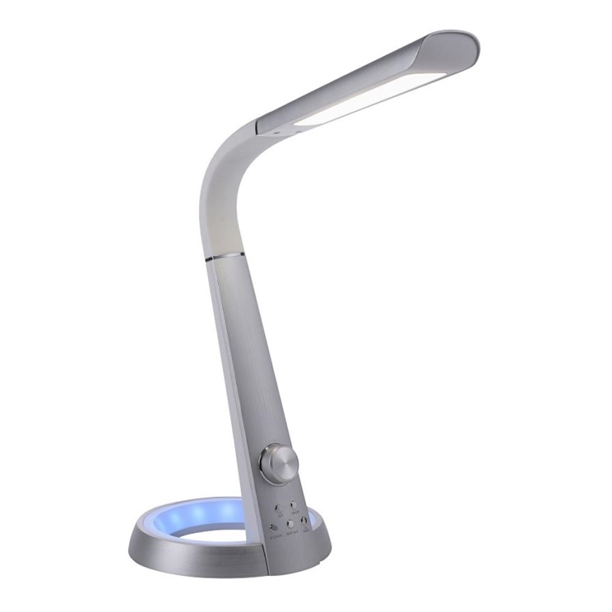 Paul Neuhaus 4591-95 - LED RGB Hämardatav laualamp BILL LED/5,7W/230V 3000-6500K USB + LED/1,6W matt kroom