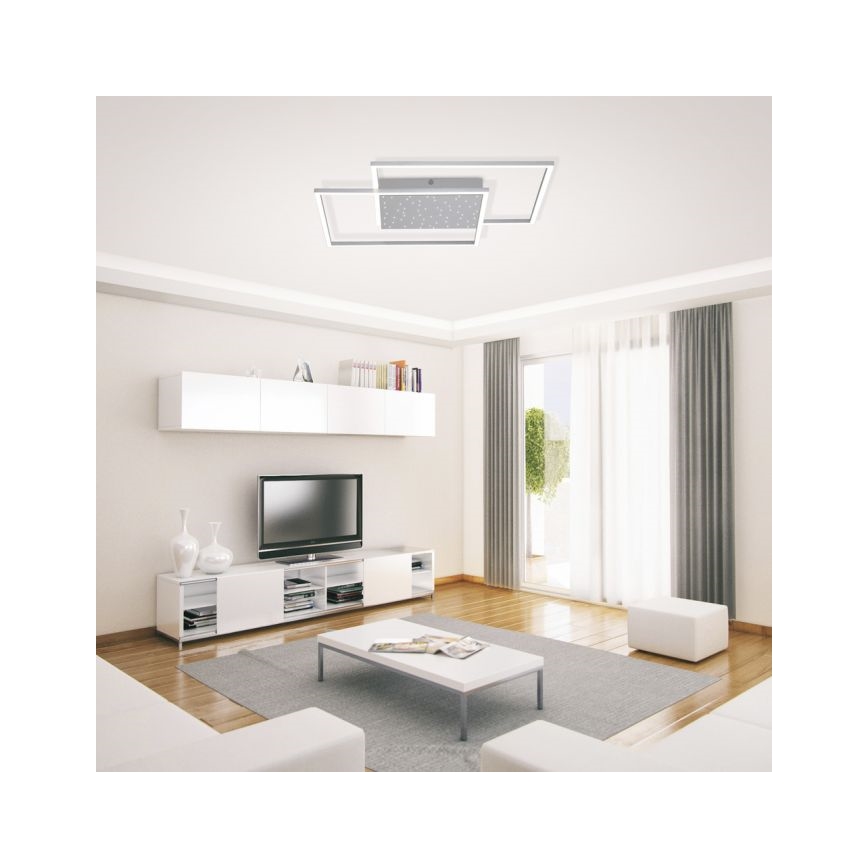 Paul Neuhaus 6024-55 - LED Hämardatav pinnale kinnitatav lühter YUKI LED/49W/230V + Pult
