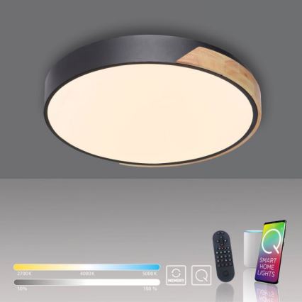 Paul Neuhaus 6071-18 - LED Hämardatav laevalgusti Q-PIATO LED/35W/230V d. 51 cm 2700-5000K Wi-Fi + kaugjuhtimispult