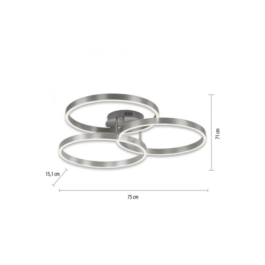 Paul Neuhaus 6233-55 - LED Hämardatav laevalgusti PAAN LED/45,5W/230V 2700-5000K + kaugjuhtimispult
