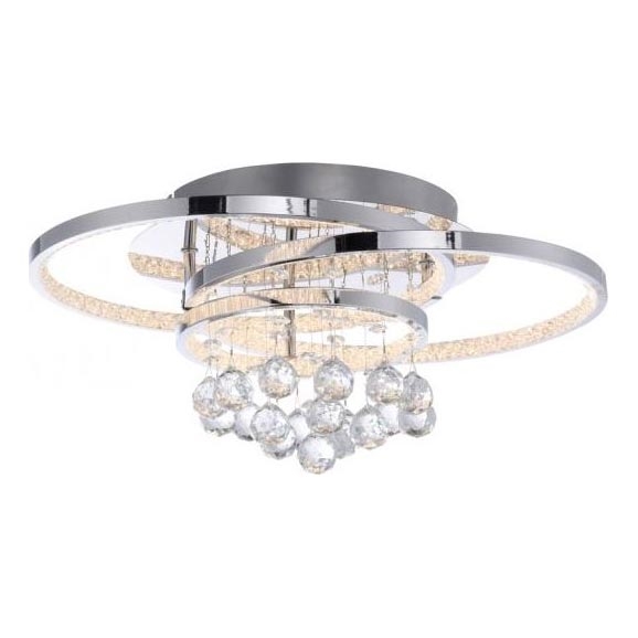 Paul Neuhaus 6267-17 - LED Hämardatav laevalgusti ROTAZO LED/32W/230V d. 45 cm läikiv kroom