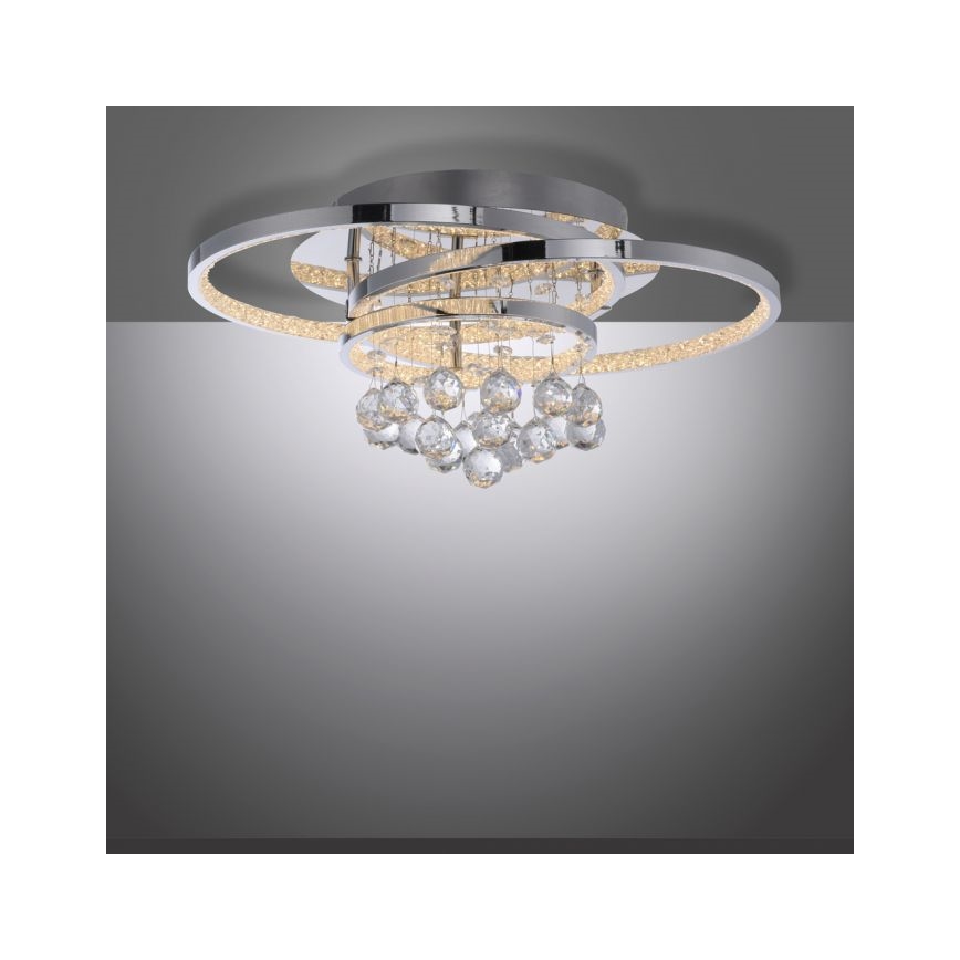 Paul Neuhaus 6267-17 - LED Hämardatav laevalgusti ROTAZO LED/32W/230V d. 45 cm läikiv kroom