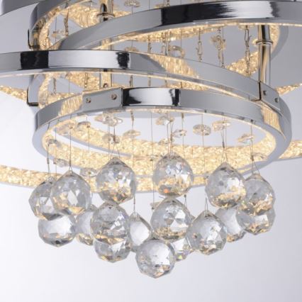 Paul Neuhaus 6267-17 - LED Hämardatav laevalgusti ROTAZO LED/32W/230V d. 45 cm läikiv kroom
