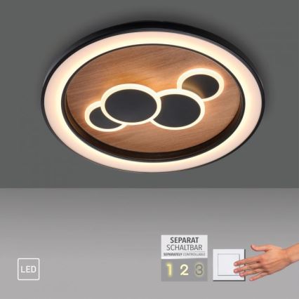 Paul Neuhaus 6284-79 - LED Laevalgusti ELIZA LED/55,5W/230V d. 60 cm tamm