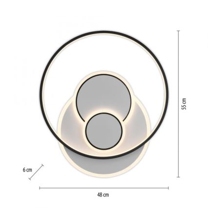 Paul Neuhaus 6392-16 - LED Laevalgusti MAILAK LED/27W/230V