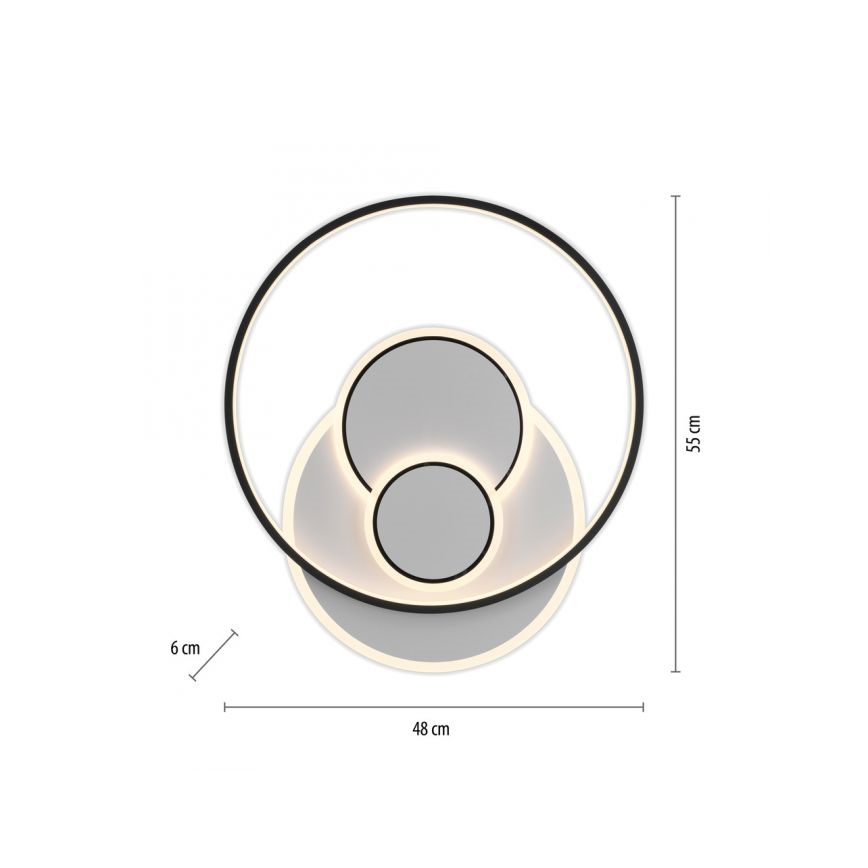 Paul Neuhaus 6392-16 - LED Laevalgusti MAILAK LED/27W/230V