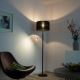 Paul Neuhaus 646-18- LED Hämardatav põrandalamp ROBIN 1xE27/40W/230V+LED/2,1W must