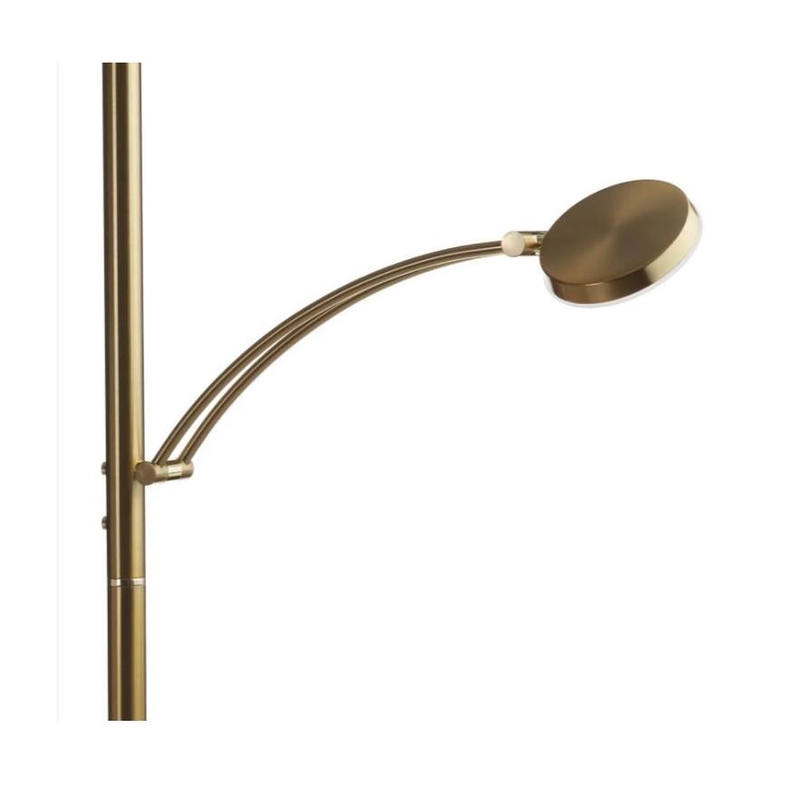 Paul Neuhaus 655-60 - LED-hämardatav põrandalamp ALFRED LED/28W/230V+LED/4W/230V messing