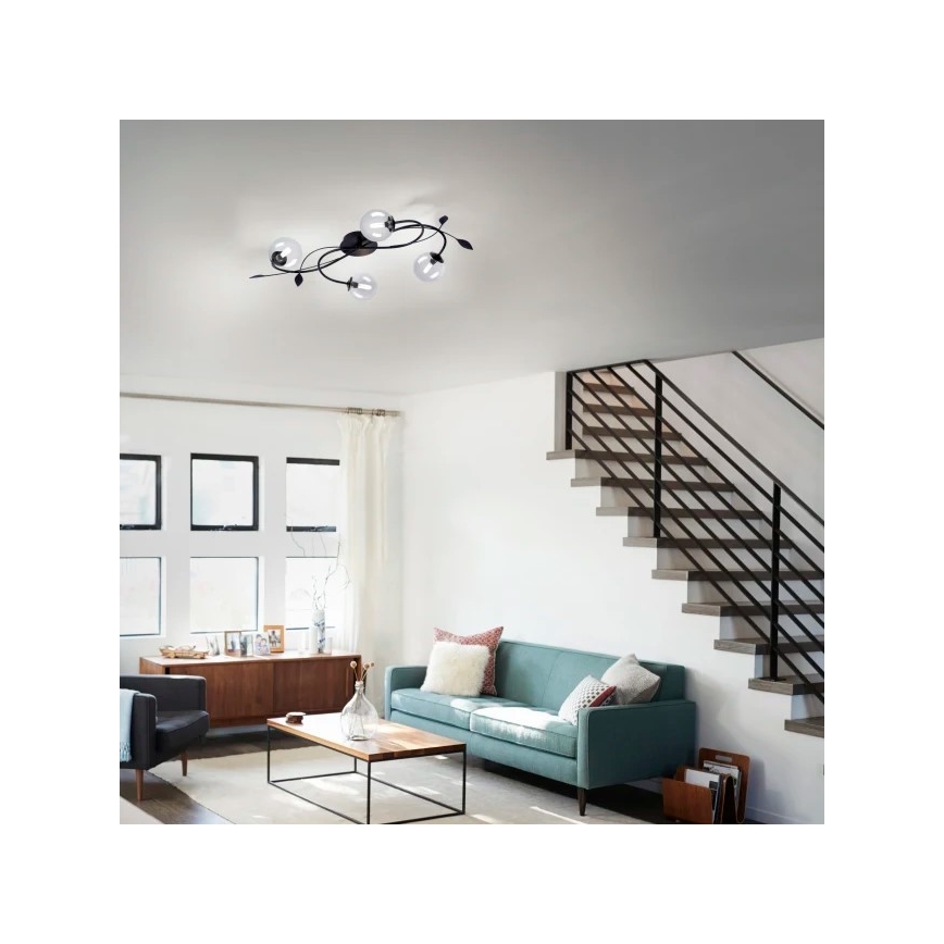 Paul Neuhaus 6724-18 - LED Pinnale kinnitatav lühter WIDOW 4xG9/3W/230V