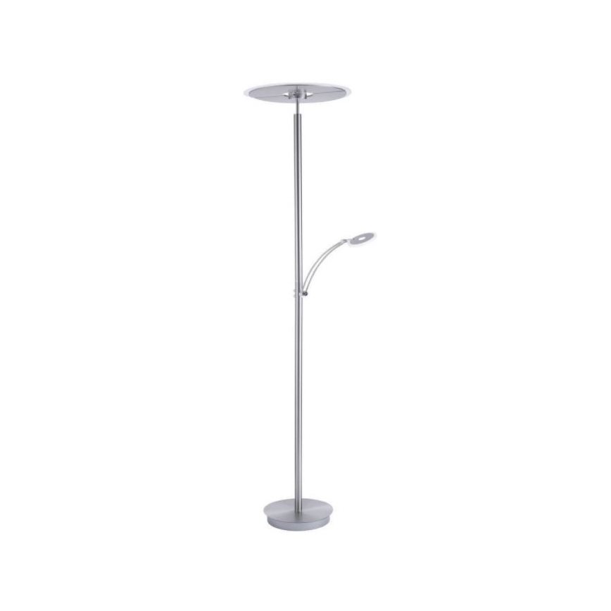 Paul Neuhaus 673-55 - LED Hämardatav põrandalamp ARTUR 2xLED/21W/230V+1xLED/6W läikiv kroom