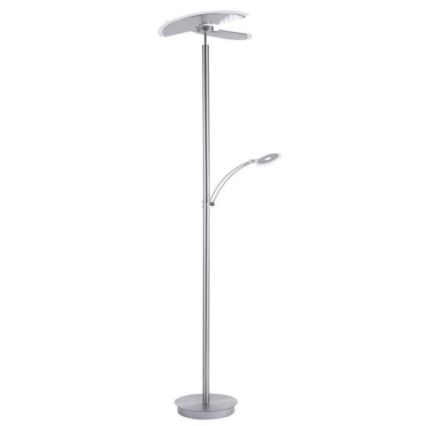 Paul Neuhaus 673-55 - LED Hämardatav põrandalamp ARTUR 2xLED/21W/230V+1xLED/6W läikiv kroom