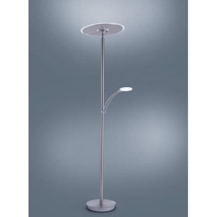 Paul Neuhaus 673-55 - LED Hämardatav põrandalamp ARTUR 2xLED/21W/230V+1xLED/6W läikiv kroom