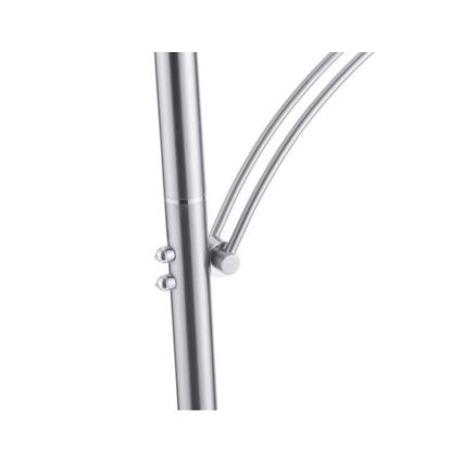 Paul Neuhaus 673-55 - Hämardatav LED-põrandalamp ARTUR 2xLED/21W/230V+LED/6W läikiv kroom