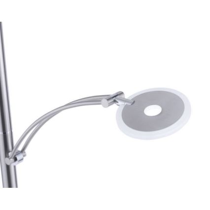 Paul Neuhaus 673-55 - Hämardatav LED-põrandalamp ARTUR 2xLED/21W/230V+LED/6W läikiv kroom