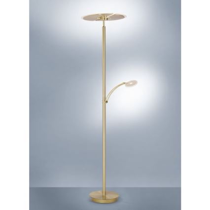 Paul Neuhaus 673-60- LED Hämardatav põrandalamp ARTUR 2xLED/21W/230V+1xLED/6W kuldne