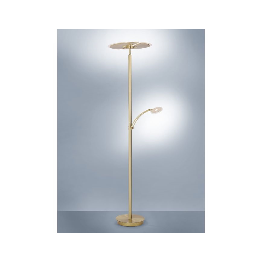 Paul Neuhaus 673-60- LED Hämardatav põrandalamp ARTUR 2xLED/21W/230V+1xLED/6W kuldne