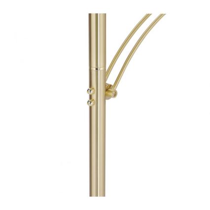 Paul Neuhaus 673-60 - Hämardatav LED-põrandalamp ARTUR 2xLED/21W/230V+LED/6W kuldne