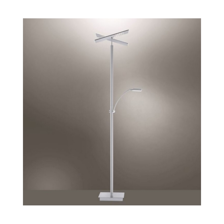 Paul Neuhaus 687-55 - LED Hämardatav põrandalamp ARTUR 2xLED/27W + 1xLED/6W