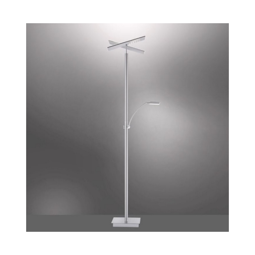 Paul Neuhaus 687-55 - LED Hämardatav põrandalamp ARTUR 2xLED/27W + 1xLED/6W