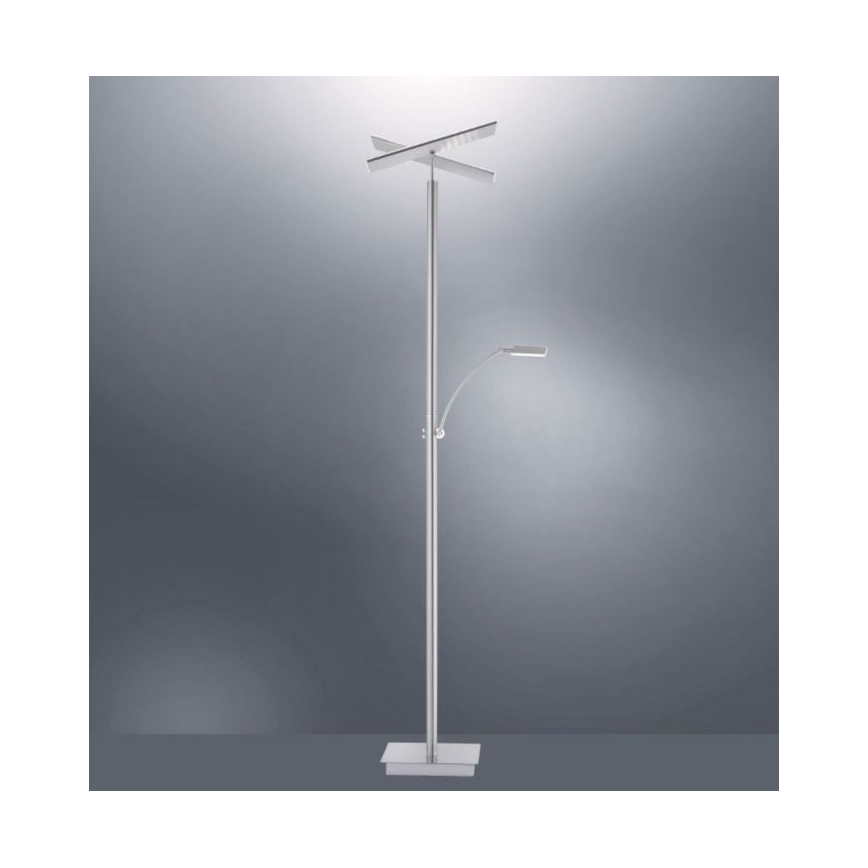 Paul Neuhaus 687-55 - LED Hämardatav põrandalamp ARTUR 2xLED/27W + 1xLED/6W