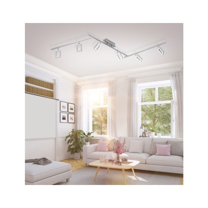 Paul Neuhaus 6965-55 - LED Hämardatav kohtvalgusti INIGO 6xLED/4W/230V