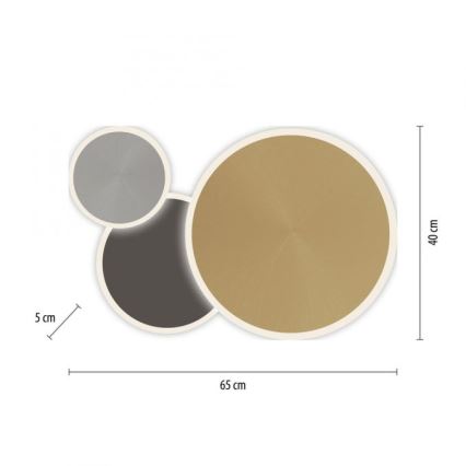 Paul Neuhaus 8007-70 - LED Hämardatav laevalgusti Q-PIATO LED/35W/230V 2700-5000K Wi-Fi + kaugjuhtimispult