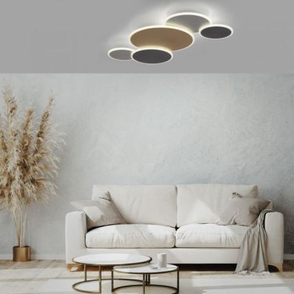 Paul Neuhaus 8008-70 - LED Hämardatav laevalgusti Q-PIATO LED/49W/230V 2700-5000K Wi-Fi + kaugjuhtimispult