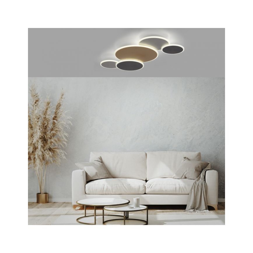 Paul Neuhaus 8008-70 - LED Hämardatav laevalgusti Q-PIATO LED/49W/230V 2700-5000K Wi-Fi + kaugjuhtimispult