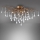Paul Neuhaus 8090-11 - Pinnale kinnitatav lühter ICICLE 4xG9/40W/230V 30x60 cm messing