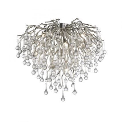 Paul Neuhaus 8091-55 - Pinnale kinnitatav lühter ICICLE 9xG9/40W/230V d. 50 cm läikiv kroom