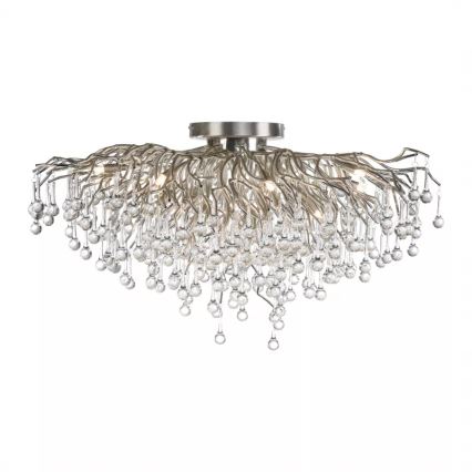 Paul Neuhaus 8092-55 - Pinnapealne laelühter ICICLE 14xG9/40W/230V, läbimõõt 100 cm, läikiv kroom