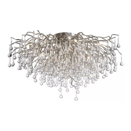 Paul Neuhaus 8092-55 - Pinnapealne laelühter ICICLE 14xG9/40W/230V, läbimõõt 100 cm, läikiv kroom