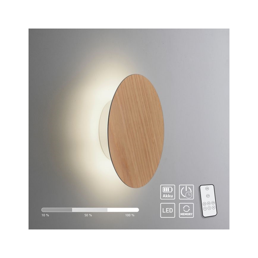 Paul Neuhaus 8152-79 - LED Hämardatav seinavalgusti PUNTUA LED/1W/3,7V 2200 mAh + kaugjuhtimispult