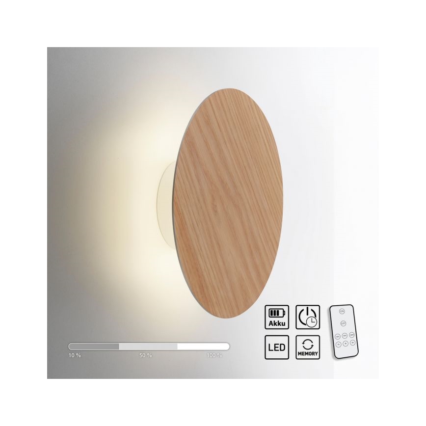Paul Neuhaus 8153-79 - LED Hämardatav seinavalgusti PUNTUA LED/1,3W/3,7V 2200 mAh + kaugjuhtimispult