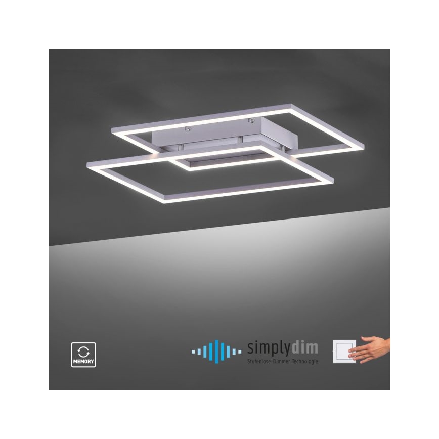 Paul Neuhaus 8192-55 - LED Hämardatav pinnale kinnitatav lühter INIGO 2xLED/12W/230V