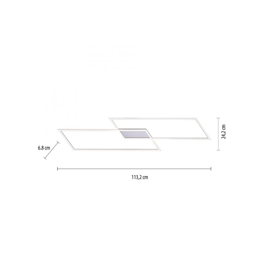 Paul Neuhaus 8194-55 - LED Hämardatav kinnitatav lühter INIGO 2xLED/20W/230V